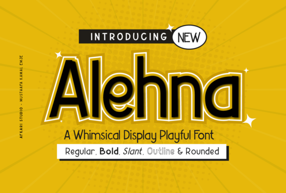 Alehna Font: A Casual Display Style for Creative Projects