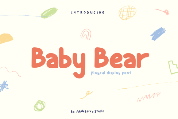 Baby Bear Display Font: A Playful and Authentic Choice for Creative Projects