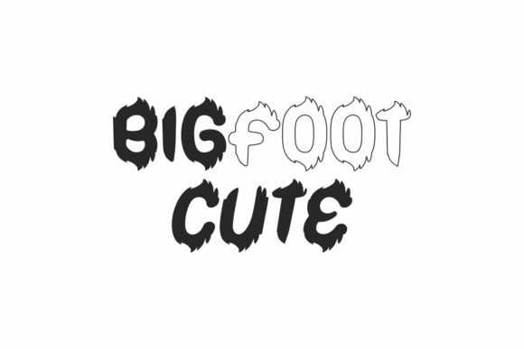 Bigfoot Cute: A Playful Font for Creative Projects
