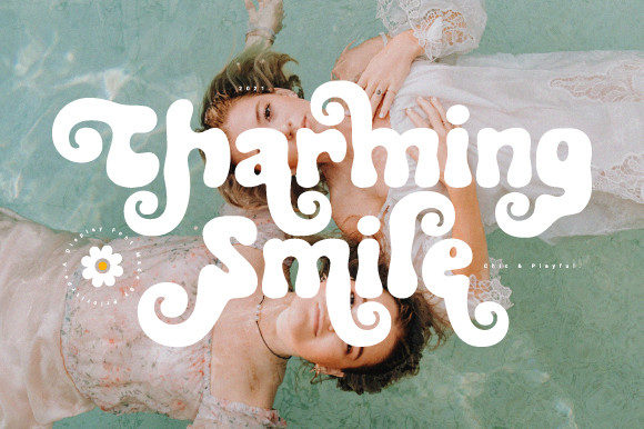 Charming Smile: A Versatile Vintage Font for Creative Projects