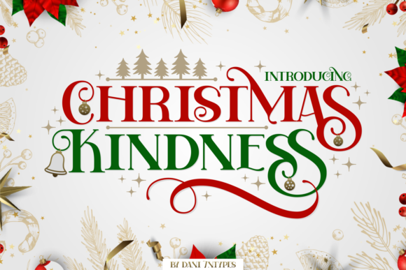 Christmas Kindness: Elevating Holiday Design with Display Typography
