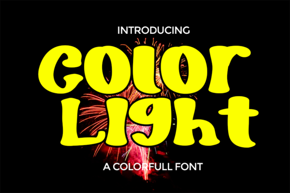 Color Light: A Trendy Display Font for Modern Design Needs