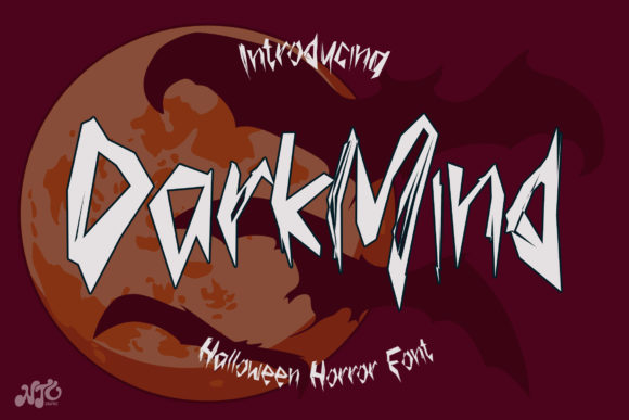 Dark Mind: A Stylish Choice for Creepy and Halloween-Themed Designs