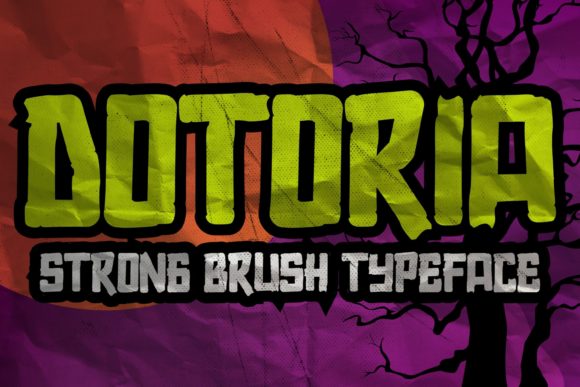 Dotoria: A Cool, Thick-Lettered Display Font for Professional and Creative Projects