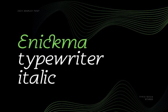 Enickma: A Modern Display Font for Business and Design