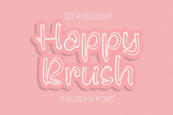 Happy Brush: A Strategic Approach to Premium Typography in Brand Identity