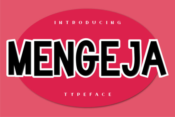 Mengeja: The Cool Display Font for Creative Projects