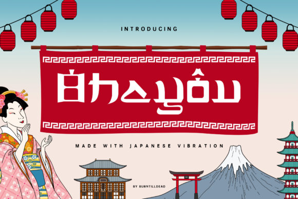 Ohayôu: A Unique Japanese-Style Display Font for Personalized Design Projects