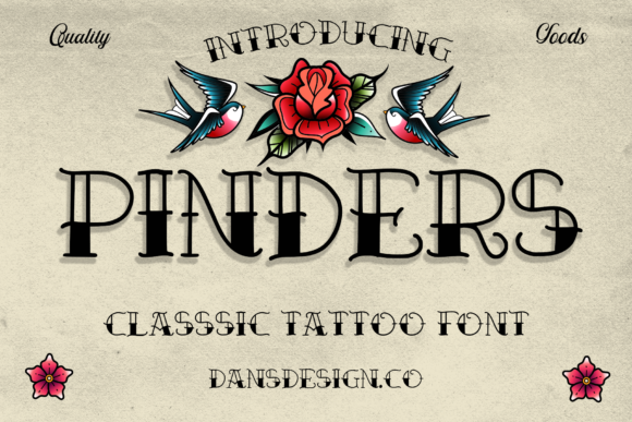 Pinders Font: A Bold Choice for Dark and Creative Designs