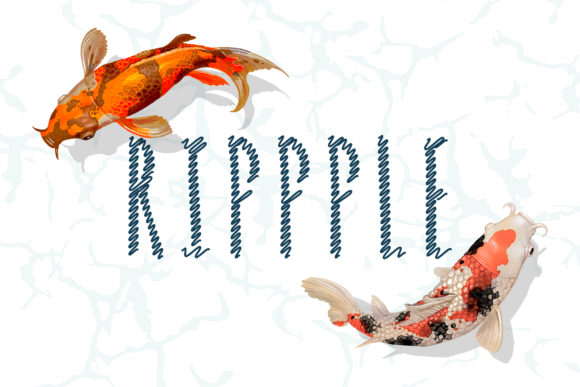 Rippple: A Wavy, Creative Font for Designers and Content Creators