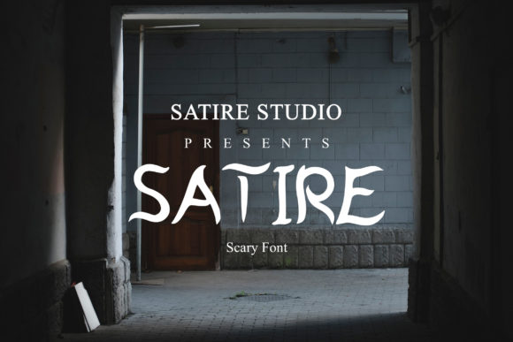 Satire: A Calligraphy-Inspired Display Font with Flair