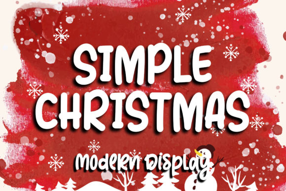 Simple Christmas Font: A Versatile Display Type for Creative Projects