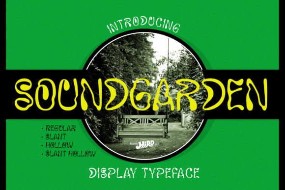 Soundgarden: A Stylish Display Typeface for Modern Creative Workflows